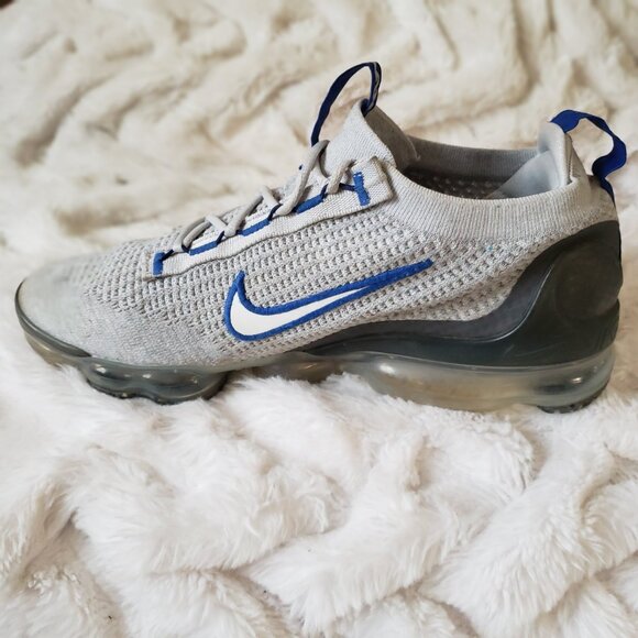 Nike Air Vapormax 2021 Flyknit Bold Blue DH4085-002 Men's Size US 10 / EU 44 - Picture 7 of 14